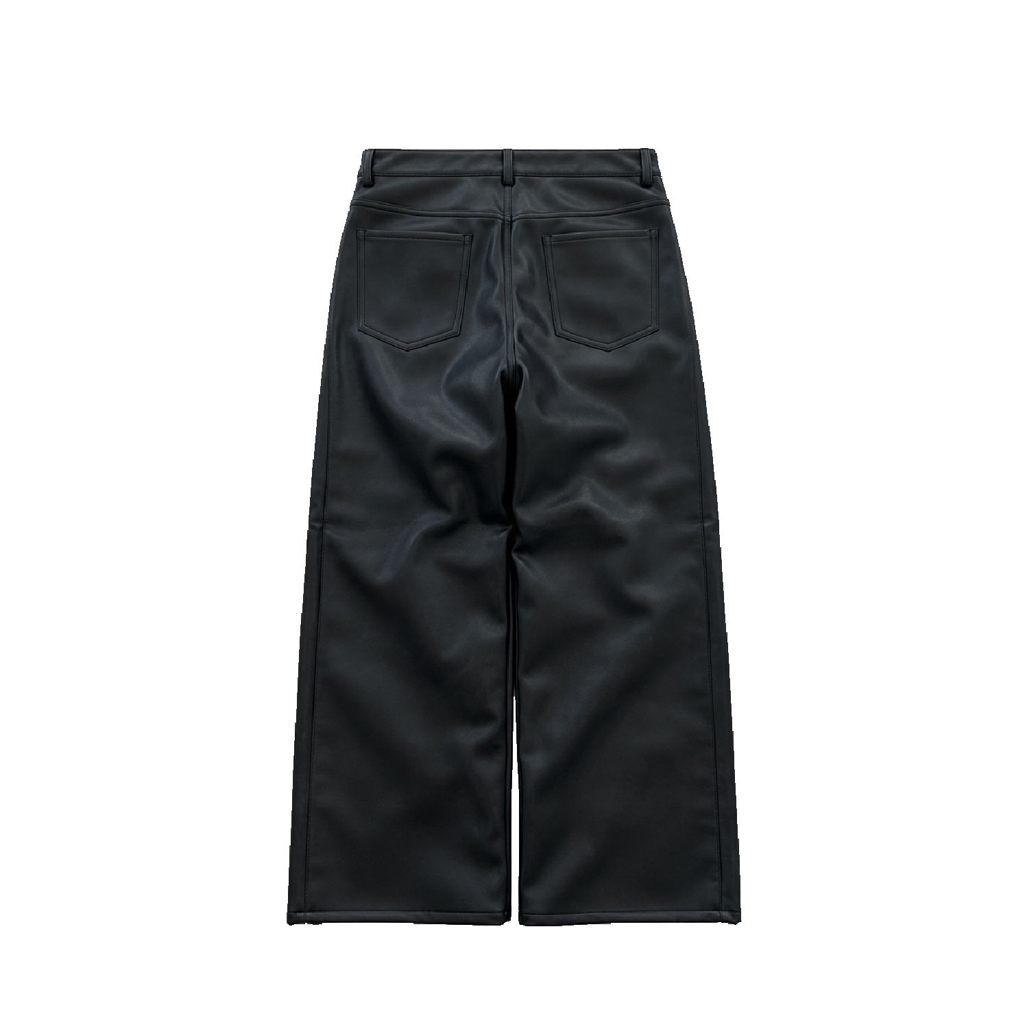 LEATHER CRYSTAL PANTS