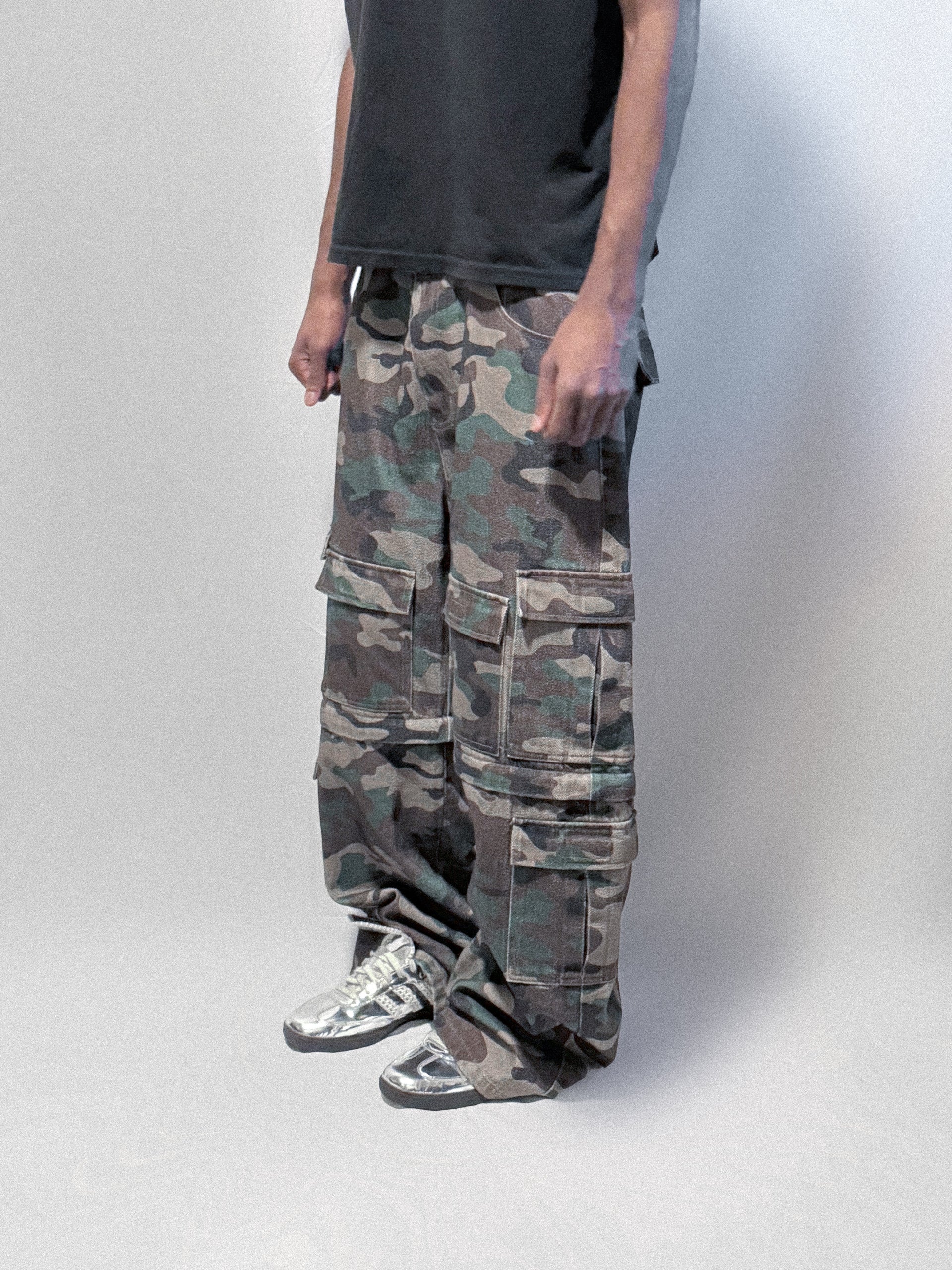 Convertible Camo Denim