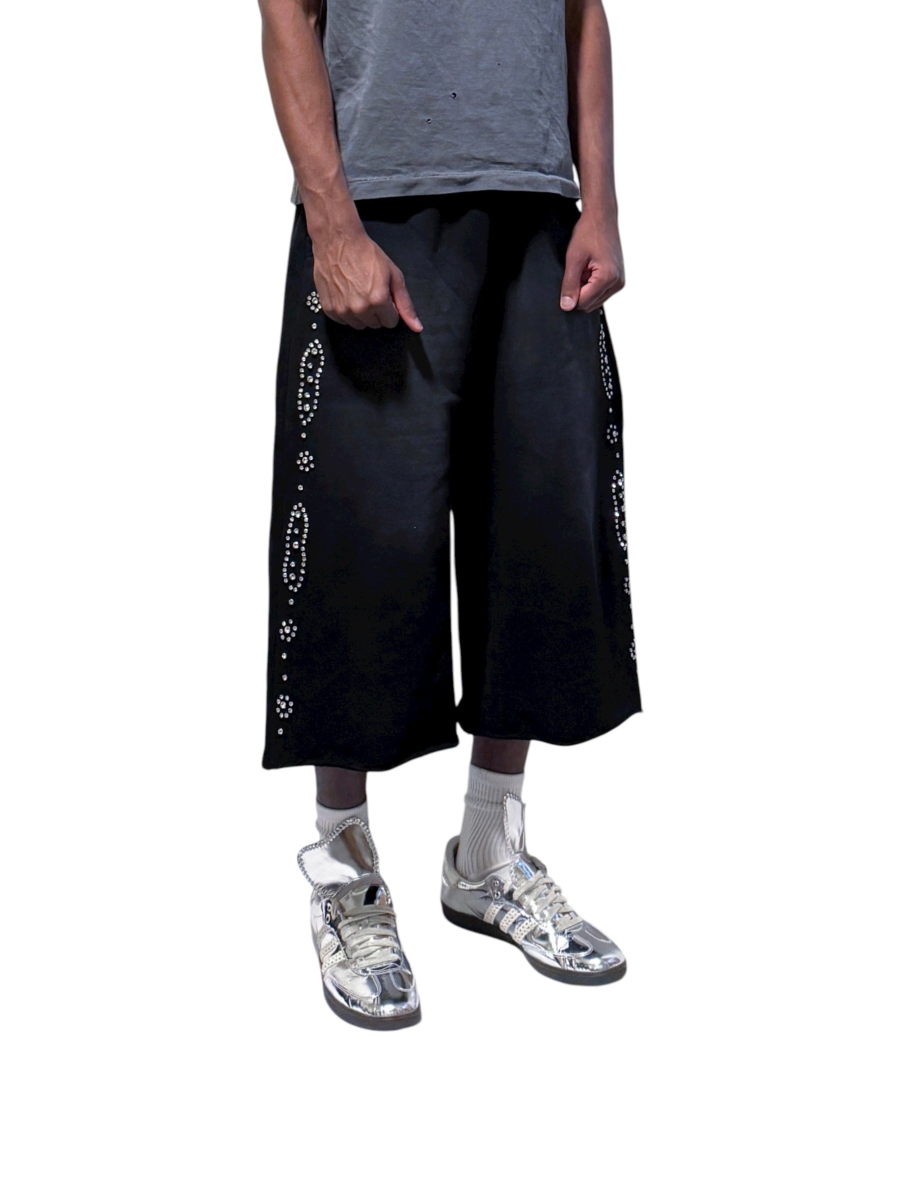 CRYSTAL SWEATSHORTS